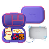Bentgo front view closed showing compact, leakproof design and easy carry benefit