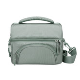 Bentgo front view showing roomy insulated compartment and zip for organized meals