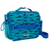 Bentgo front view showing printed lunch bag and durable closure benefit