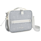 Bentgo front view of printed lunch bag showing durable fabric and cheerful print