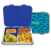 Bentgo front view with playful print showing child-friendly design and durable build