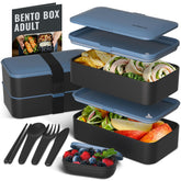 Bentoheaven front packaging showing elegant wood-grain lid and compact benefits