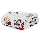 Berkshire Blanket Peanuts front packaging showing Snoopy and stripes for collectible appeal