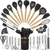 BESTZMWK 35-piece set front view showing complete kitchen tool range and organization benefit