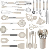 BESTZMWK front packaging showing full 33-piece khaki set and organizer