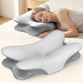Besyodo front view of pillow packaging showing ergonomic shape and branding for easy choice