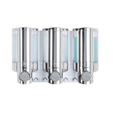 Better Living Aviva front view chrome showing tidy three-chamber storage and modern look