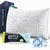 BETU front view of pillow showing shape and supportive loft benefit
