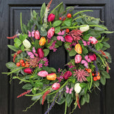 BHHDA front door wreath on porch enhancing curb appeal