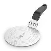 Bialetti induction plate front view showing shape and benefit of stable heating