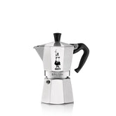 Bialetti front view showing iconic octagonal shape and classic design benefit authenticity