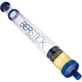 Bierstick front view showing compact party-ready funnel and brand