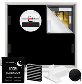 BirdNest front view of blackout cover showing full-size benefit