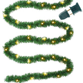 Biswing front packaging showing full 15ft garland and box — clear presentation