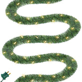 Biswing front packaging showing full 50ft garland and box benefits