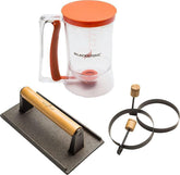 Blackstone breakfast kit front packaging showing all four tools and benefits