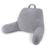 Blissful Diary front view showing light gray backrest and arms, adds upright comfort