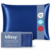 blissy blue front packaging showing smooth silk and premium finish