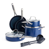 Blue Diamond front packaging showing full 10-piece set and benefits