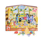 Bluey advent calendar front packaging showing festive artwork and countdown windows