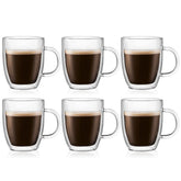 Bodum Bistro front view showing clear double-wall and sleek silhouette for elegant serving