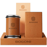 BOGONI front view showing overall sharpener design and compact form factor benefit