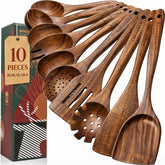 BOKALAKA front packaging showing teak utensil set, clear labeling and benefit
