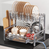 BOOSINY front view assembled rack showing capacity and neat storage benefit