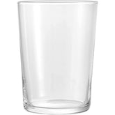 Bormioli Rocco front view of 12-pack tumblers showing sleek design and set benefit