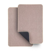 Bosap front view bath mat showing size and neat edges for tidy bathrooms