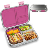 BOSEDSANG front view showing compact bento box and secure locks for portability
