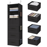 Bosuelife front view of organizer showing compact vertical storage and clear sorting