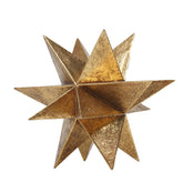 Braxio front view of gold star sculpture showing modern silhouette and visual impact