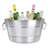 BREKX front view stainless steel tub showing sleek finish and stability