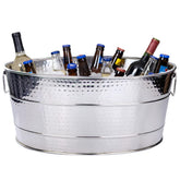BREKX front view of oval beverage tub showing sleek modern design and durability