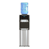 Brio front view showing tri-temp faucets and modern stainless finish for convenience