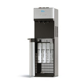 Brio stainless steel cooler front view showing sleek design and durable finish for reliable hydration