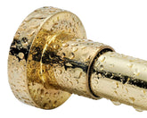 BRIOFOX gold tension rod front view shows sleek finish and easy-install benefit