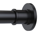 BRIOFOX front view of matte black rod showing clean industrial look and durability