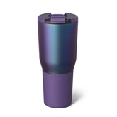 BrüMate Nav Dark Aura front view showing sleek finish and ergonomic shape for travel