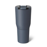 BrüMate Nav front view in Nightfall Blue showing sleek finish and capacity benefit