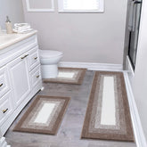 Bsmathom front view of 3-piece set showing coffee color and coordinated look