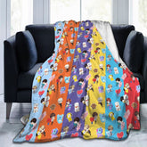 Bttwoonlk front view showing foldable throw blanket and clean packaging for gifting