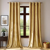 BULBUL front panel overview showing rich velvet and tailored drape benefit: elevated decor