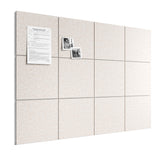 Bumusty front view assembled oatmeal board showing full 48x36 display and modern look