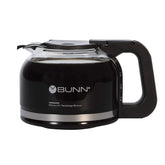 Bunn front view carafe showing full profile and neat pour benefit