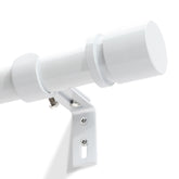 Byondeth front view of white curtain rod showing clean profile and finish