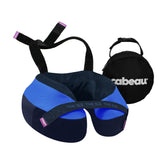 Cabeau front view of TNE S3 Sydney Blue showing full 360° support and comfort
