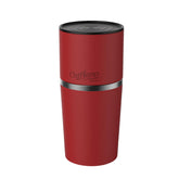 Cafflano Klassic front view showing all assembled components and compact profile