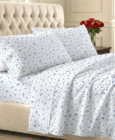 California Design Den front packaging showing queen sheet set benefit comfort